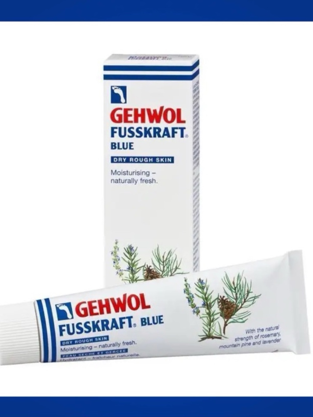 Gehwol Fusskraft Blue Foot Cream for Dry Rough Skin NEW